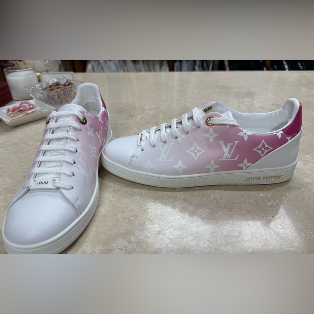 Louis Vuitton Frontrow Sneakers Monogram Pink 39